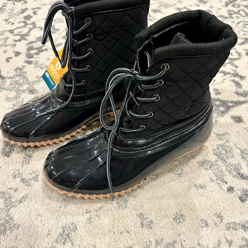 Sporto NWT Destiny waterproof weather boots. Size 9 - Picture 10 of 10